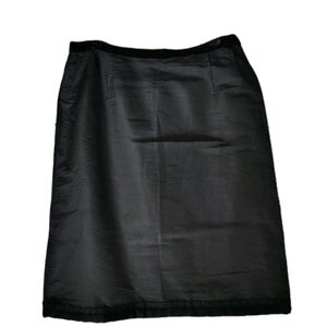 Lanvin Black Pencil Skirt